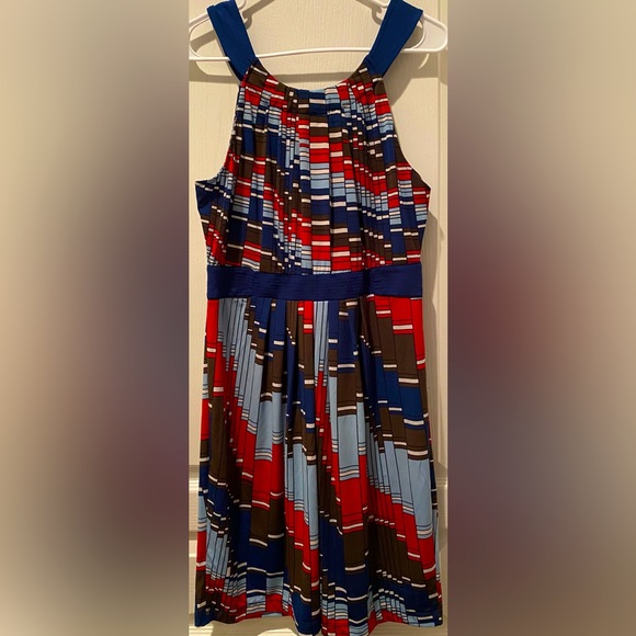 BCBGMaxAzria Graphic Artistic Sleeveless Mini Dress - Picture 6 of 9